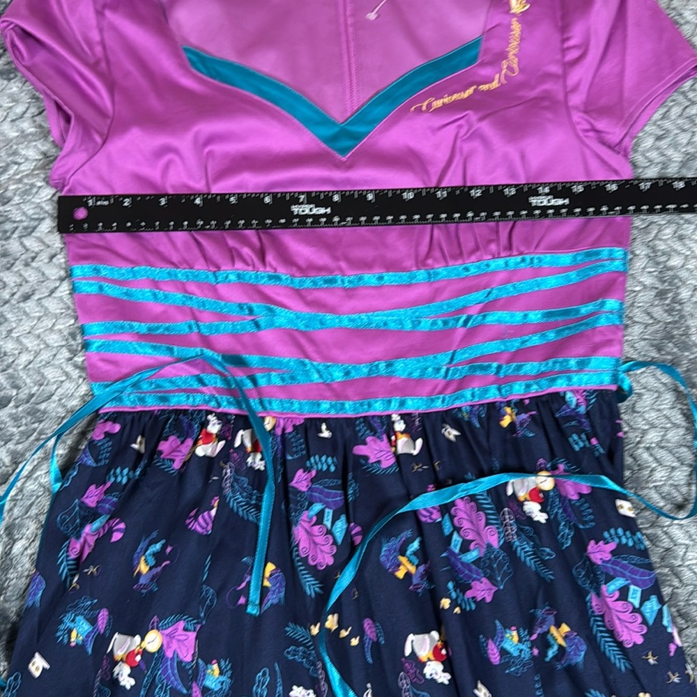 Purple and Blue Floral Dress - Picture 13 of 15